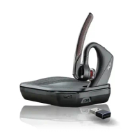 Poly PLT Voyager 5200 UC Bluetooth Wireless Headset Noise Reduction Business Earphone Software-Enabled Windsmart Tech