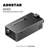 AOOSTAR AG03 eGPU Docking Enclosure with Thunderbolt 5 Built in PSU TB5 OCuLink PCIe Gen4 External G