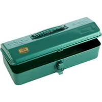 【Trusco】山型單層工具箱-銅綠 Y-350-GN 日本製造原裝進口