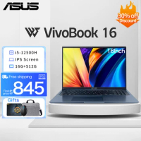 ASUS VivoBook 16 Slim Laptop 12th Intel core i5 12500H 16G RAM 512G SSD IPS Screen 16Inch Office Notebook