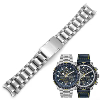 YUZEX Watch band Adapt to Men's Citizen titanium 22mm watch band strap Blue Angel second-generation JY8078
