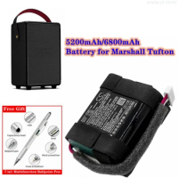 Speaker Battery 11.1V/5200mAh/6800mAh C196G1 for Marshall Tufton