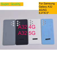 10Pcs/Lot For Samsung Galaxy A32 4G A325 A325F Housing Back Cover Case Rear Battery Door Chassis A32 5G A326 Housing Replacement