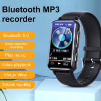 S8 Digital Voice Recorder 4/8/16/32G Wrist Watch Smart HD Noise Cancelling Recording Support MP3 Player E-Book Video Image View