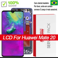 100% Original 6.53'' Display with frame for Huawei Mate 20 LCD Touch Screen Digitizer Assembly Mate20 Replacement Parts