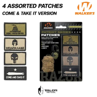 สินค้าที่ขายดีที่สุดของเดือนนี้ Walker - Patriot Patch Kit แพทช์ แผ่นแพทช์ 4 ลาย ติดเสื้อ ติดหมวก สํ