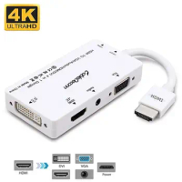 factory wholesale free shipping high quality hdmi to hdmi+vga+dvi 3-in-1 convertor