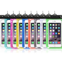 Portable Waterproof Mobile Phone Bag with Strap Arm Belt Dry Pouch Cover for iPhone X 8 7 6 Plus Samsung S9 500PCS/lot