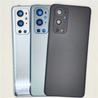 Original For OnePlus 9 Pro Battery Cover Glass Panel Rear Door Housing Case Oneplus9 Pro Back Cover With Camera Lens