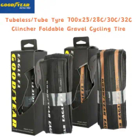 Goodyear Bicycle Tires Eagle F1 Road Bike Tubeless/Tube Tyre 700x25/28C/30C/32C Clincher Foldable Gravel Cycling Tire Parts