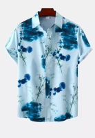 Twenty Eight Shoes Hawaiian Print Short-Sleeved Shirt YL-C264