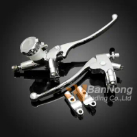 Motorcycle Modified 7/8" 22mm Clutch Lever Mirror sitting brake pump Master Cylinder Fits Honda CB400ss monkey BMS MSX125