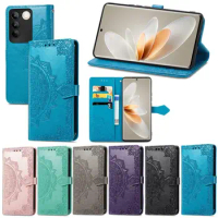 Magnetic Flip Case Phone Cover For VIVO S17 S16 S15 X90 Pro Plus X80 X60 X27 V27 V25 V23e V21 V20 Y70 T2x Leather Phone Case