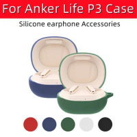 For Anker Soundcore Life P3 Silicone Carrying Portable Scratch Shock Resistant Cover with hook for Anker Soundcore Life P3 Case