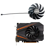 1 fan brand new for GIGABYTE GeForce GTX1050ti 1060 1070 1080 MiniITX graphics card replacement fan T129215SU