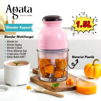 Blender Cocok Untuk Dapur Rumah Blender Kapsul Portable Serbaguna Electric Juicer 1.5L Pisau Stainle