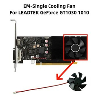 EM-Single Cooling Fan for LEADTEK GeForce GT1030 1010 Fitting Cooler Part Radiator Accessory Semi-high Graphics Card Cooling Fan