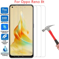 screen protector for oppo reno8 t protective tempered glass on reno 8t reno8t 8 t t8 4g film opp opo appo oppa opporeno8t 6.43