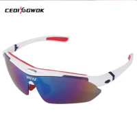 CEOI GWOK Bicycle Sunglasses Outdoor Cycling Glasses Anti Uv Protection Bike Shades Sun Glasses Sports Running Glasses Fashion