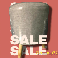 sofa stool Kayu Furniture di balut kain canvas