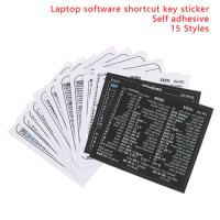 Windows PC Reference Keyboard Shortcut Sticker For Laptop Desktop MACBOOK Software