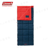 【露營趣】Coleman CM-34774 表演者III 橘睡袋/C5 信封型睡袋 全開式 纖維睡袋 露營 可拼接