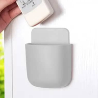 Holder Mini Gantungan Meja Kecil / Rak Gantung Kecil mini untuk remot Ac /Bolpoin Gray