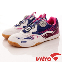 ★Vitro韓國運動品牌-頂級專業桌球鞋ARCANEⅡ-WHT/PURPLE(女段)