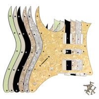 Pleroo Custom Guitar Parts - For Left Hand MIJ Ibanez RG 350 DX Guitar Pickguard HSH Humbucker Scratch Plate Multicolor Choice