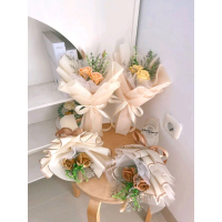 0TWIN ROSE SOAP FLOWER BOUQUET - BUKET BUNGA SABUN 2 TANGKAI HADIAH 0TWIN ROSE SOAP FLOWER BOUQUET -