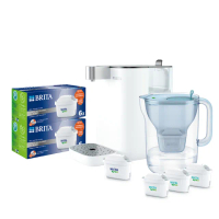 【BRITA】Model ONE瞬熱智能滅菌開飲機+贈16芯+贈永續純淨壺(共1機16芯1壺)+sodastream氣泡水機