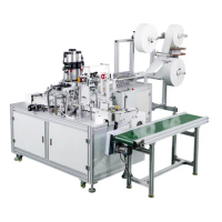 YUGONG Full Automatic 3 Ply Face Mask Making Machine 3 Ply Face Mask Making Machine Automatic Non-woven Face Mask Making Machine