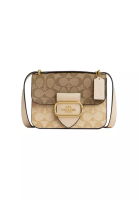 Coach Morgan Square 女士斜挎包淺卡其拼色Cl429