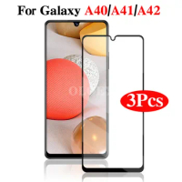 3Pcs Tempered Glass For Samsung Galaxy A42 A41 A40 A40S A 42 41 40 40S Protective Film Screen Protector For Samsunga42 Galaxya42