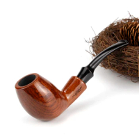 Classic Rosewood Smoking Pipe 9mm Filter Handmade Smoke Pipe free tools set Tobacco Pipe Creative Wooden Pipe
