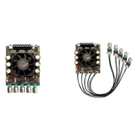 RISE-ZK-DAS A1 Bluetooth Amplifier Board Module 2X160w+220W TDA7498E+ADAU1701 With DSP Multifunction Convenience Module