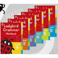 【兒童英語文法】Ladybird Grammar Workbook 系列，(Level 1 ~ Level 6) 華通書坊/姆斯