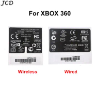 JCD 2pieces Laser stickers Label Seals Replacement For Xbox360 xbox 360 Wired Wireless Controller Back Lable Serial No Sticker