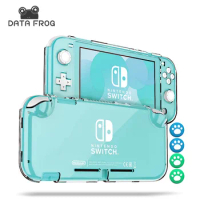 DATA FROG Nintendo Switch Lite Game Console Full Cover Crystal Case Anti-Slip Protective NS Accessories