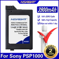 HSABAT PSP1000 3900mAh Battery for Sony PSP1000 PSP-110 PSP-1001 PSP-1000 PSP 1000 Batteries