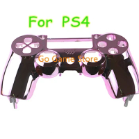 1pc/lot Chrome Housing Top Front Upper Shell Case Cover for Playstation 4 PS4 Wireless Controller