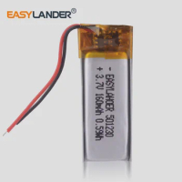 501230 3.7V 160mAh Rechargeable li Polymer Battery For Bluetooth headset Sony Ericsson HBH-PV702 051230 TWS