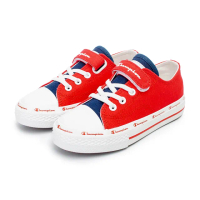 【Champion】運動鞋 童鞋 兒童 帆布鞋 CLASSIC KID CANVAS 紅 KFLS-1370-36