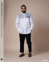 SAMASE Kemko T033 Kemeja Koko Baju Koko Muslim Pria Dewasa Lengan Panjang