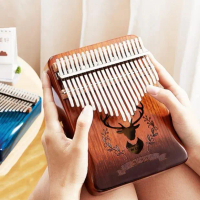 Baru - Kalimba 21 Key Piano Jari Alat Musik Thumb Piano Kayu