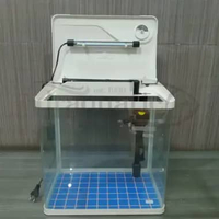 AQUARIUM 1 SET BENDING XS-400 UK. 38X23X42 CM FILTER + LAMPU AKUARIUM TANK KACA