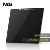 NiSi Nd32000 150*150mm Filter Square Grey Filters Optical Glass Square Neutral Density Filter 15 Stops