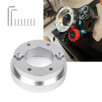 Aluminum For Logitech G29 G920 G923 13/14inch Steering Wheel Adapter Plate 70mm PCD Racing car game Modification