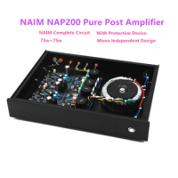 NAIM NAP200 Pure Post Amplifier, 1:1 Replica Of NAIM Complete Circuit, Mono Independent Design, 75W+75W With Protective Device
