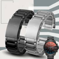 For Diesel Watch Band DZ4316 DZ7395 DZ7305 DZ4283 / 7314 Fine Steel Men's Watch Strap steel belt 22mm 24mm 26mm 28mm 30mm
